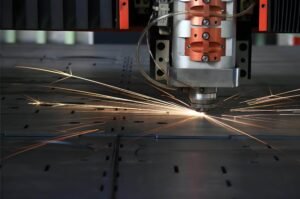 Laser cutting of metal sheets